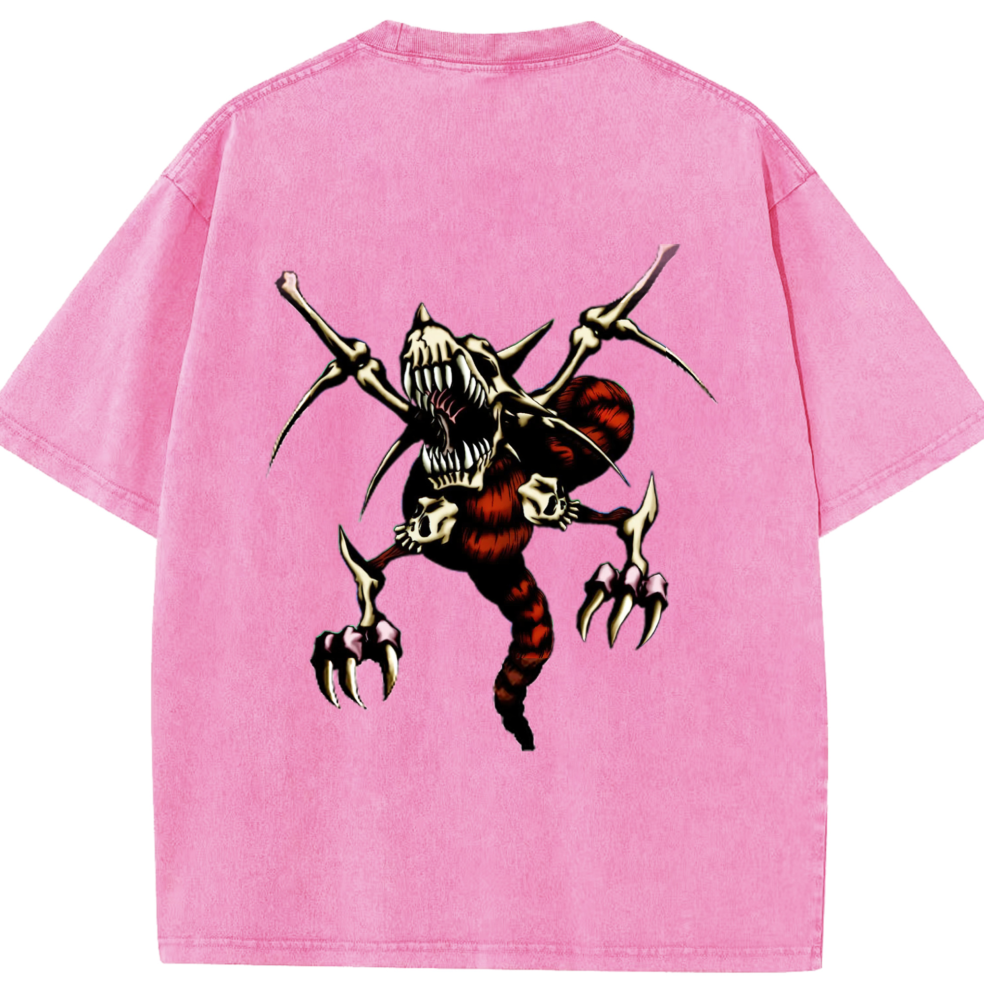 （画像用） 遊☆戯☆王 Yu-Gi-Oh! 綿100% ヴィンテージ風 半袖Tシャツ（背面プリント）